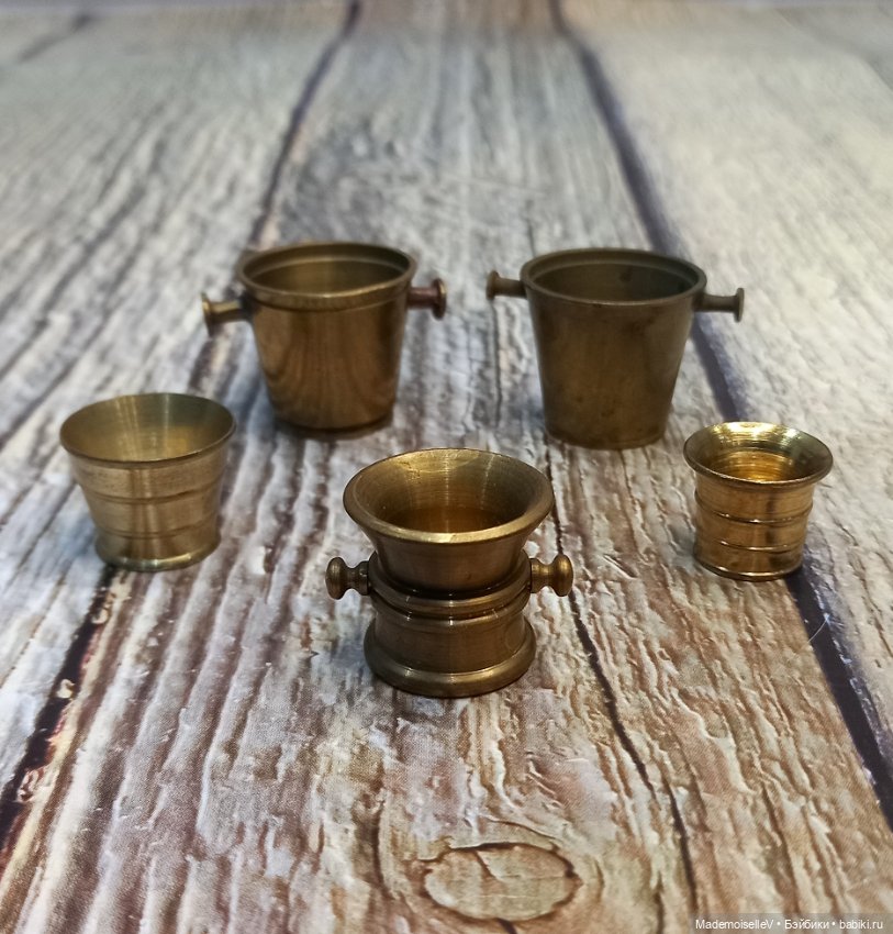 Ступки — Миниатюра для кукол