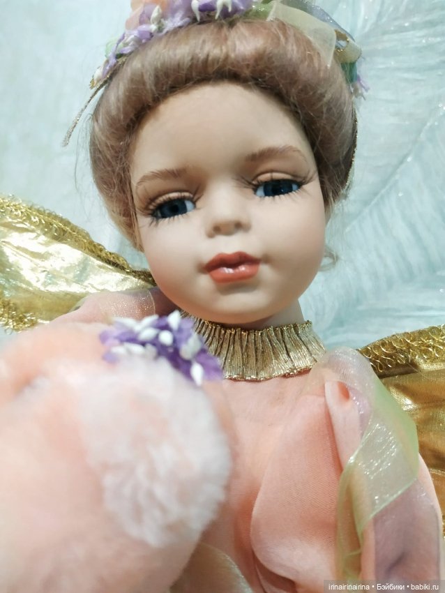 Елена и медведь (296.6) — Фарфоровые куклы (фото 10)