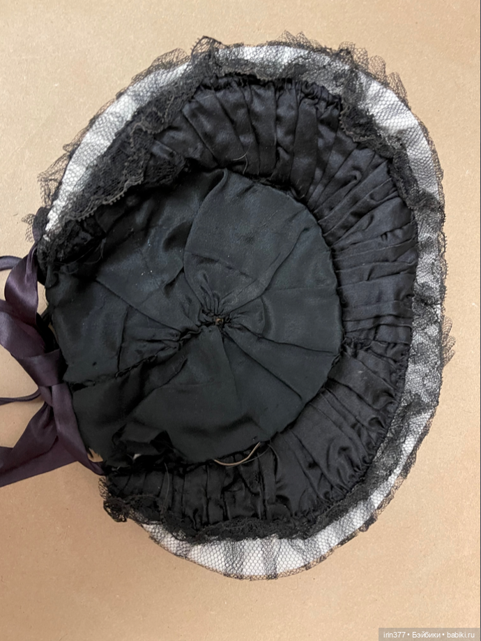 Боннет для антикварной куклы (фото 6)