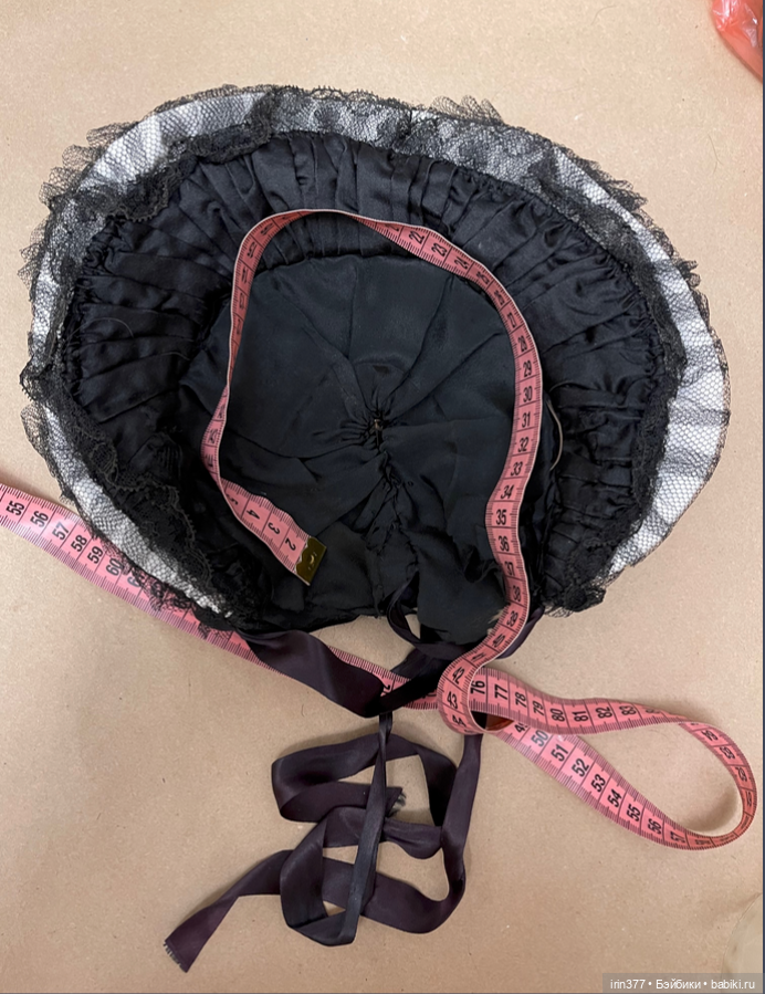 Боннет для антикварной куклы (фото 7)