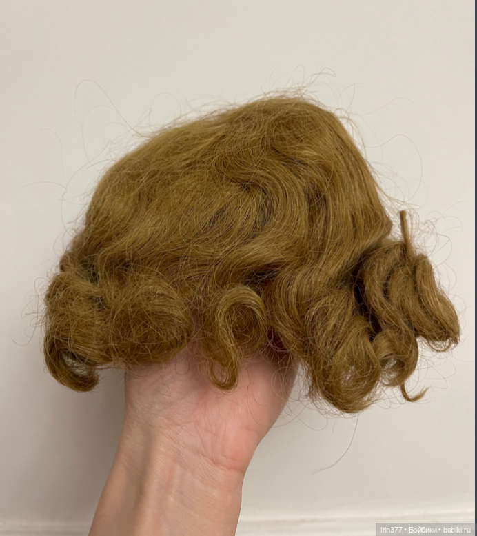 Парик винтаж натуральный — Другое для антикварных кукол (фото 4)