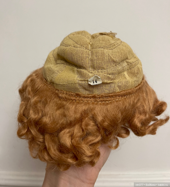 Парик мохер натуральный — Другое для антикварных кукол (фото 8)