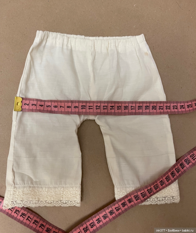 Панталоны для антикварной куклы (фото 2)