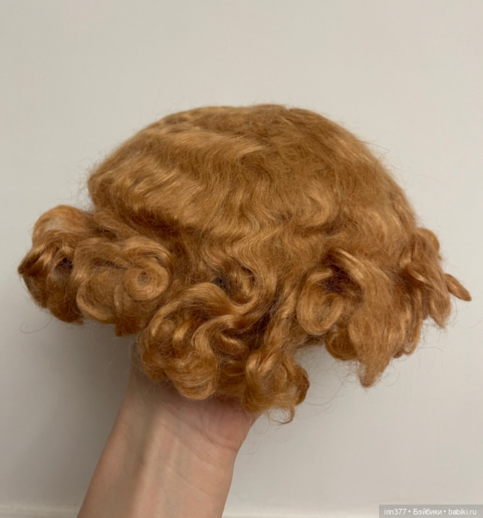 Парик мохер натуральный — Другое для антикварных кукол (фото 4)