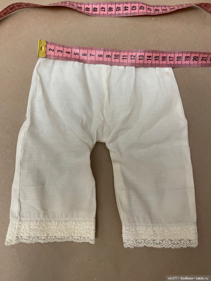 Панталоны для антикварной куклы (фото 4)