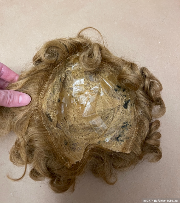 Парик винтаж натуральный — Другое для антикварных кукол (фото 6)