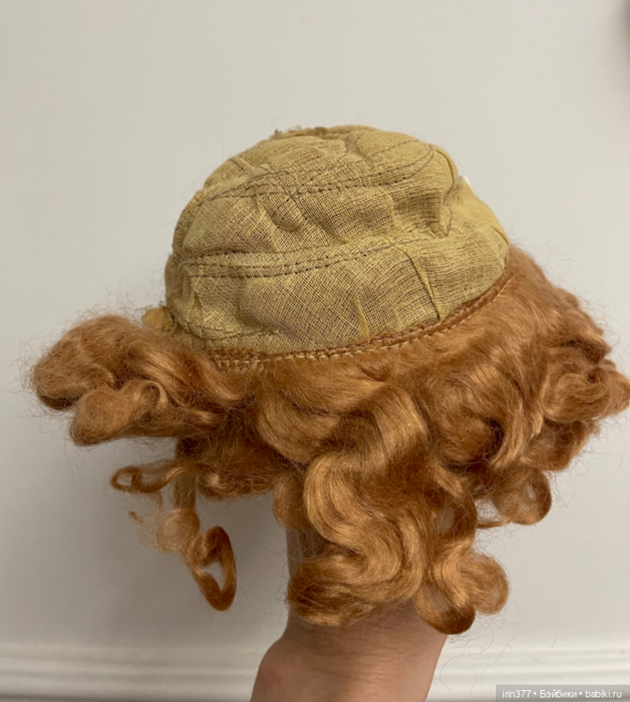 Парик мохер натуральный — Другое для антикварных кукол (фото 7)