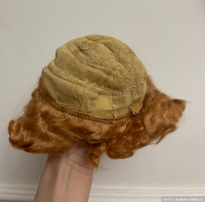 Парик мохер натуральный — Другое для антикварных кукол (фото 6)