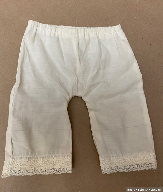 Панталоны для антикварной куклы