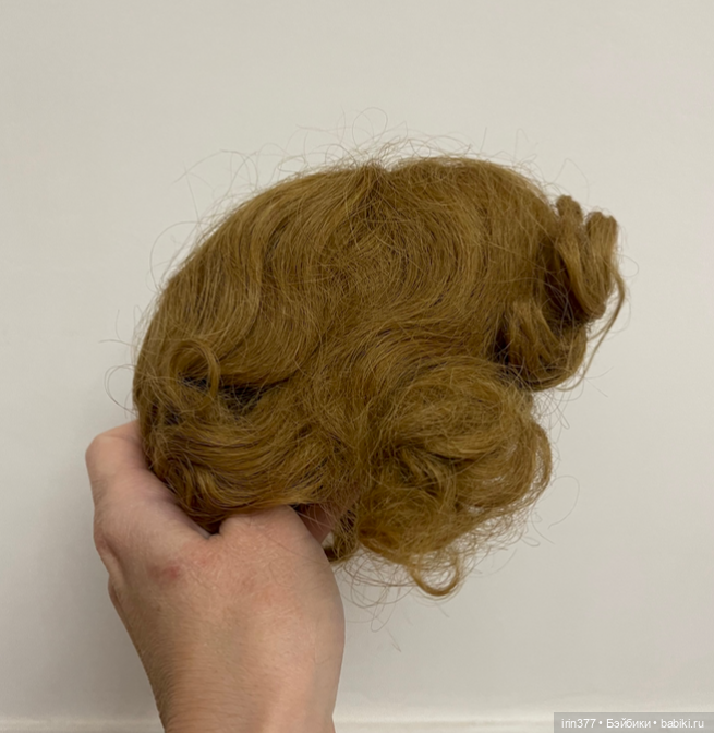 Парик винтаж натуральный — Другое для антикварных кукол (фото 2)