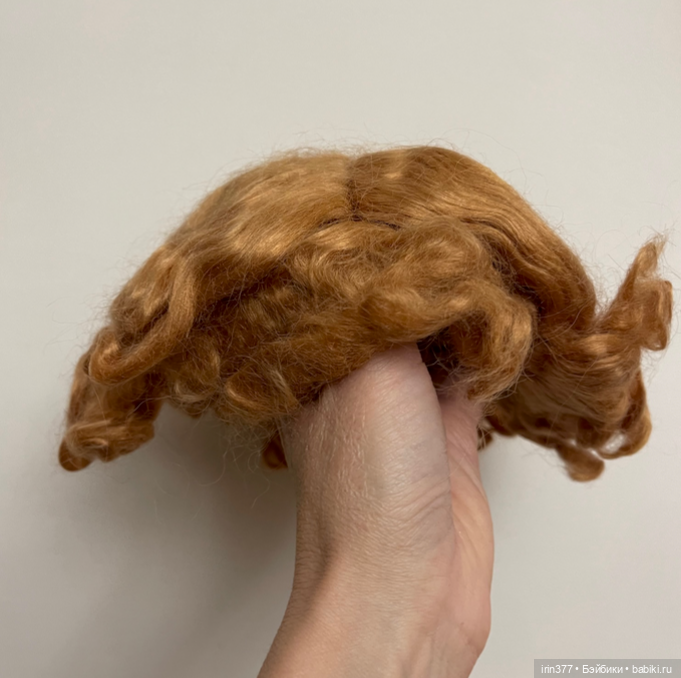 Парик мохер натуральный — Другое для антикварных кукол