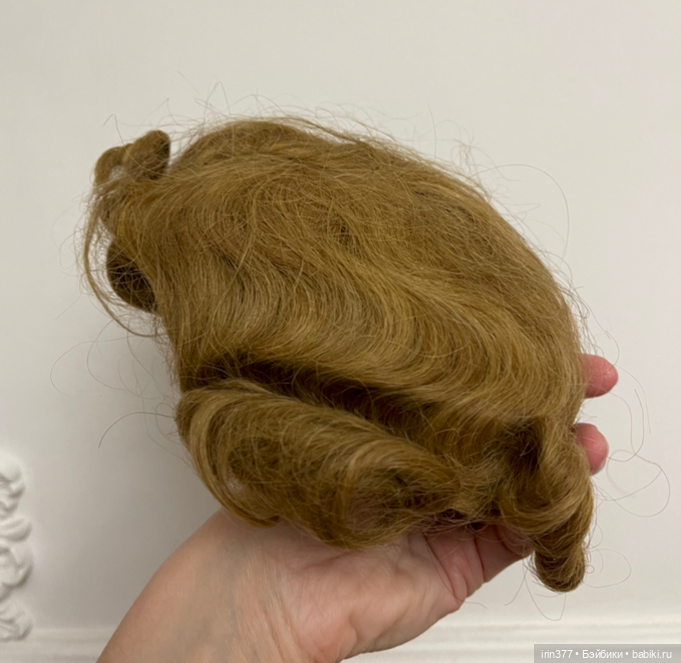 Парик винтаж натуральный — Другое для антикварных кукол (фото 3)