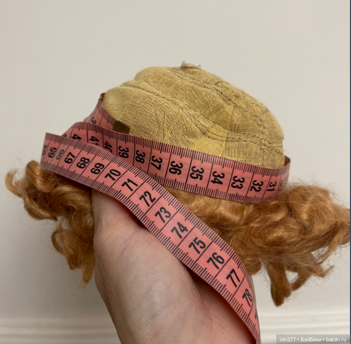 Парик мохер натуральный — Другое для антикварных кукол (фото 9)