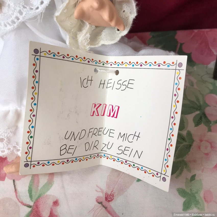 Фарфоровая кукла 23 см Bijou Brigitte Германия 90 е (фото 6)