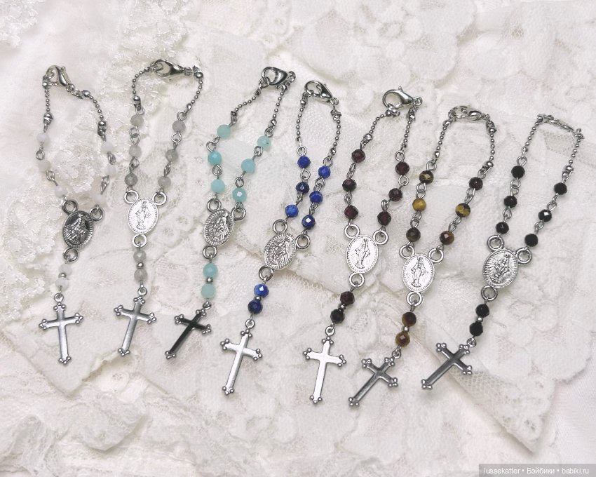 Розарий для Блайз, BJD, антикварных кукол 1/6 и больше (украшение, кулон, ожерелье) (фото 2)