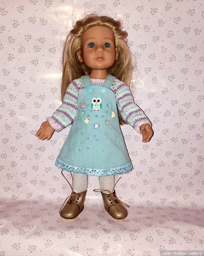 Сарафан вельвет микро для готц литтл кидс gotz little kids 36 (фото 2)