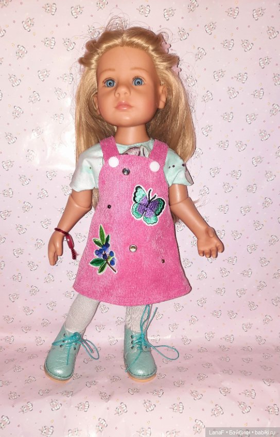 Сарафан вельвет микро для готц литтл кидс gotz little kids 36 (фото 4)