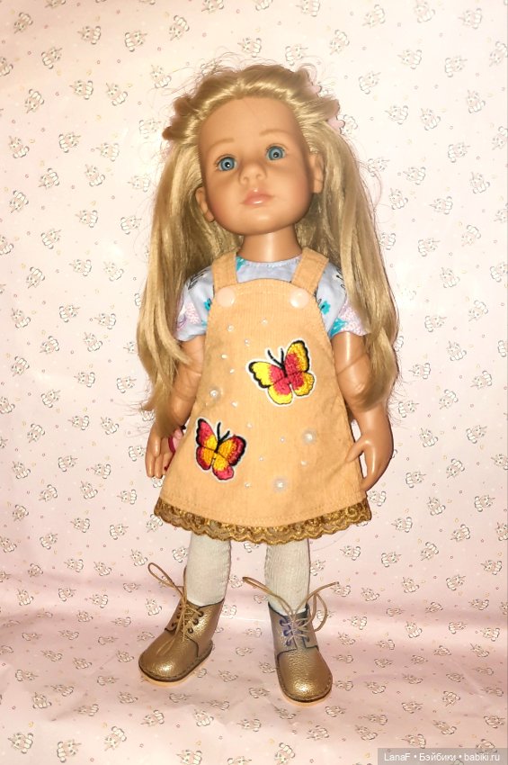 Сарафан вельвет микро для готц литтл кидс gotz little kids 36 (фото 5)