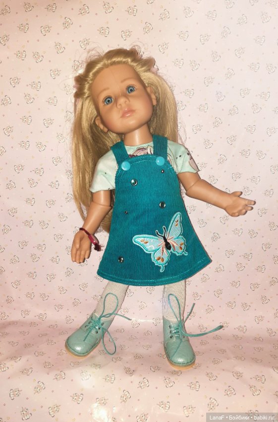 Сарафан вельвет микро для готц литтл кидс gotz little kids 36 (фото 6)