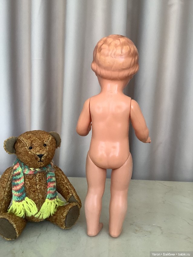 Маленькая антикварная кукла Schildkrot -Германия,50-е годы (фото 4)