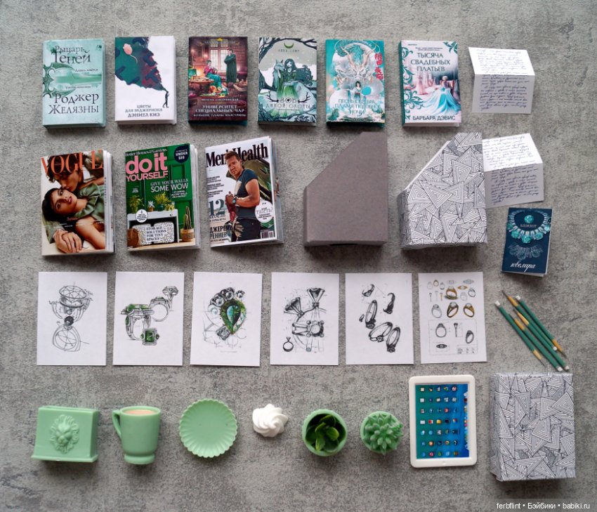 Интерьерный набор № 5 (масштаб 1:6) (фото 6)