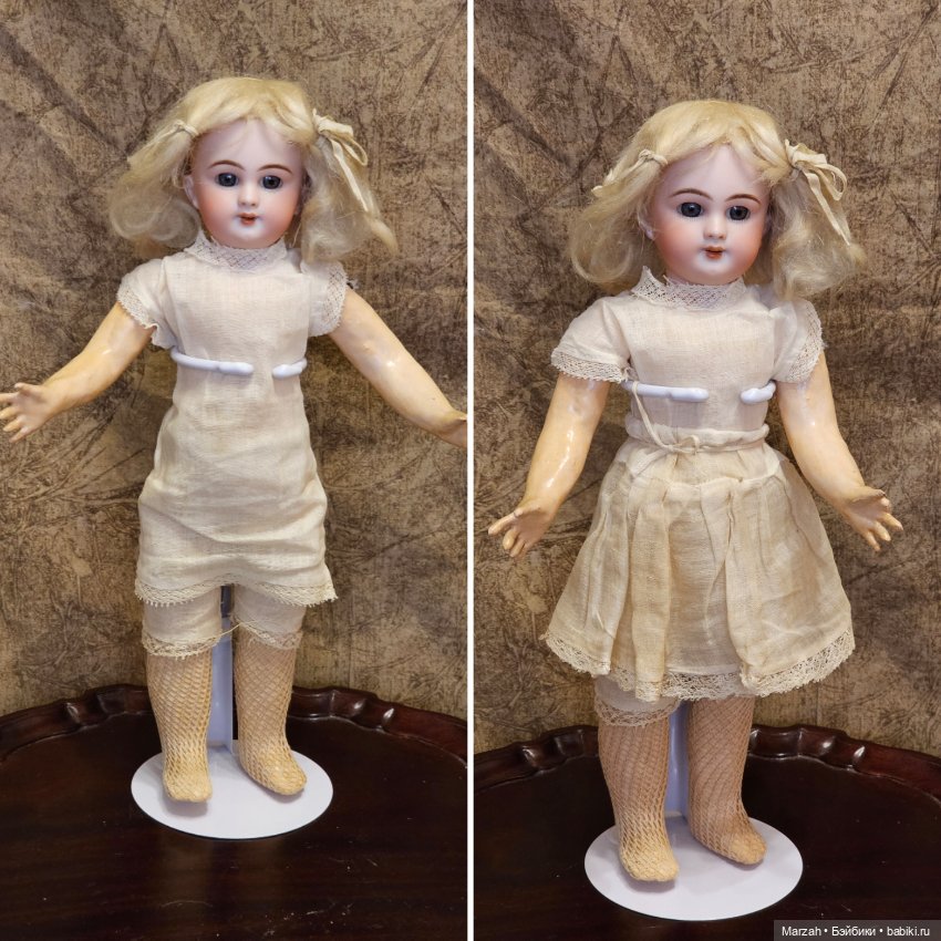 Антикварная француженка DEP редкого кабинетного размера