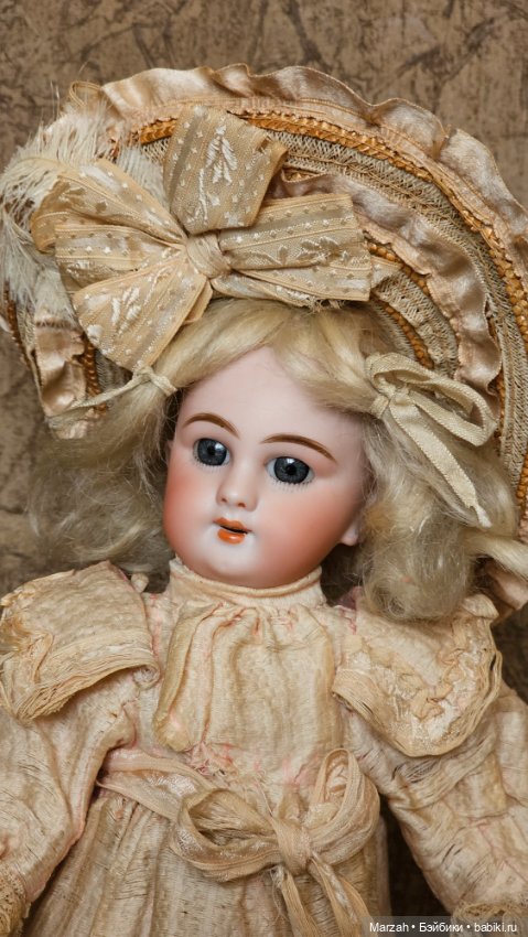 Антикварная француженка DEP редкого кабинетного размера (фото 10)