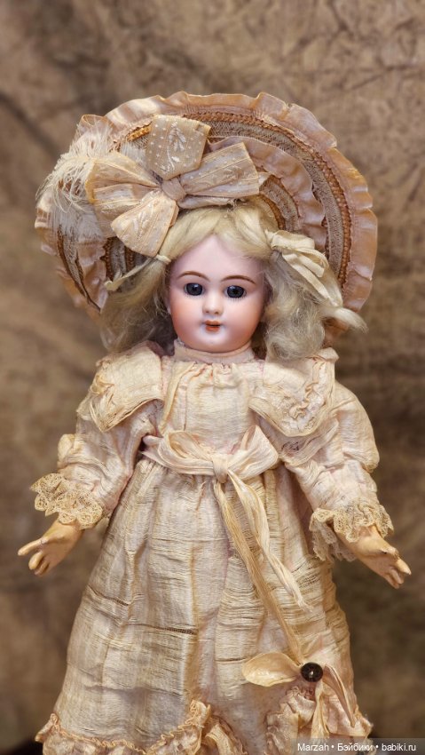 Антикварная француженка DEP редкого кабинетного размера (фото 6)