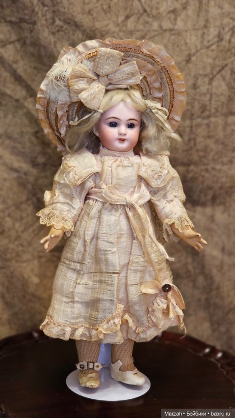 Антикварная француженка DEP редкого кабинетного размера (фото 8)