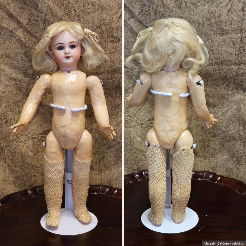 Антикварная француженка DEP редкого кабинетного размера