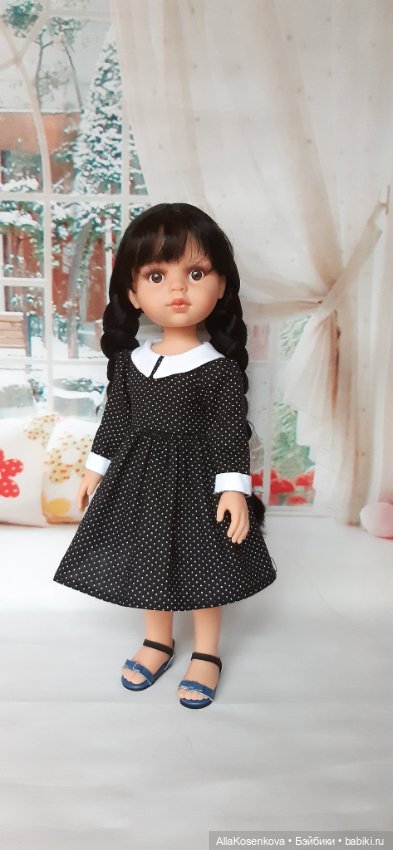 Как сшить платье для текстильной куклы