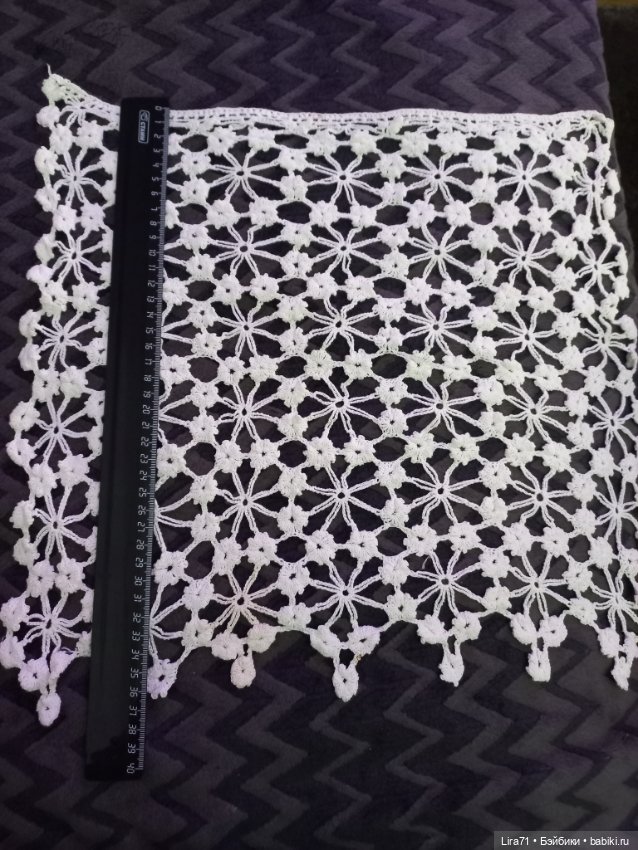 Кружевная салфетка из хлопка (фото 3)