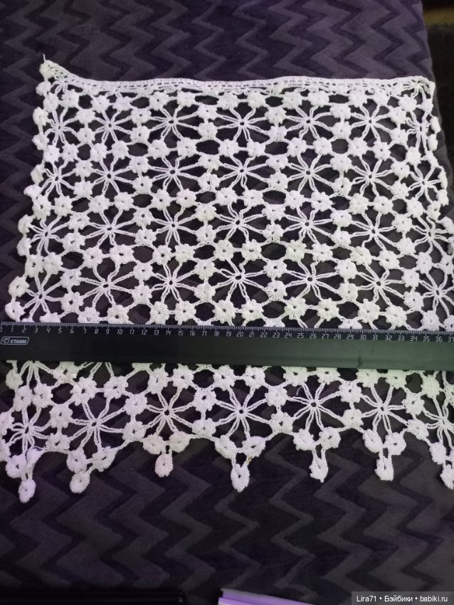 Кружевная салфетка из хлопка (фото 4)