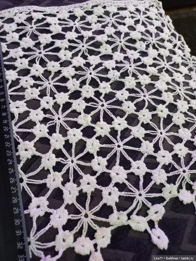 Кружевная салфетка из хлопка (фото 2)