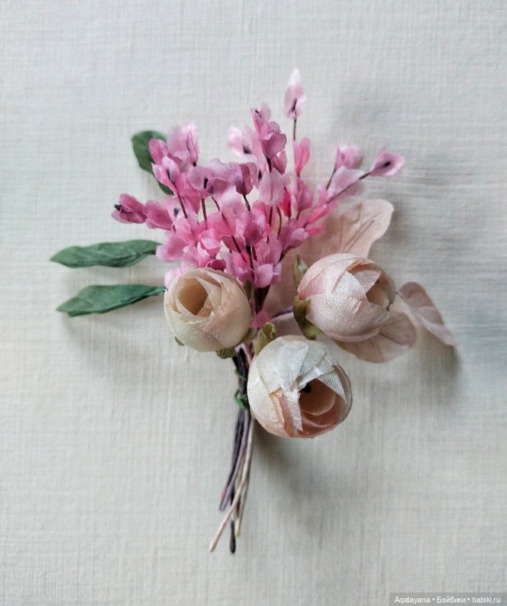 Цветы ручной работы — Другое для антикварных кукол