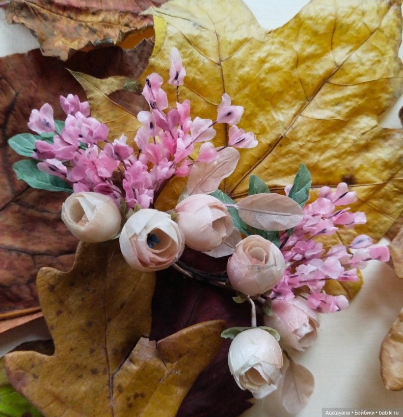 Цветы ручной работы — Другое для антикварных кукол (фото 5)