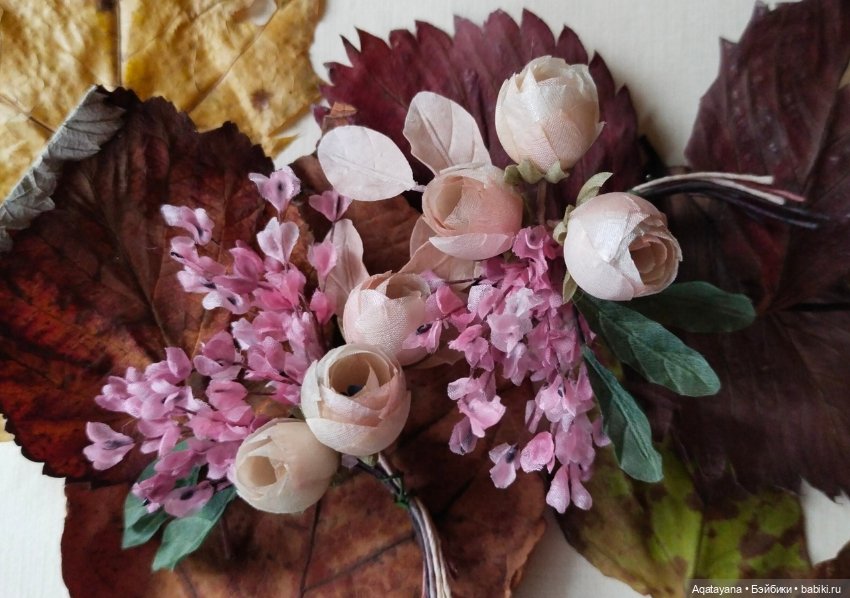 Цветы ручной работы — Другое для антикварных кукол (фото 4)