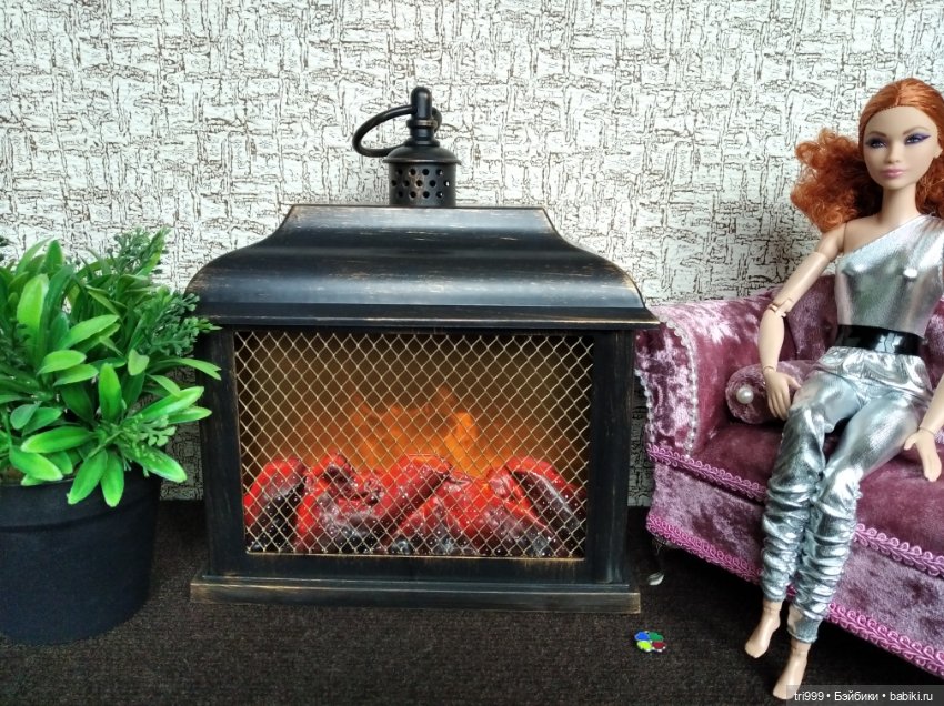 Камин — Кукольная мебель