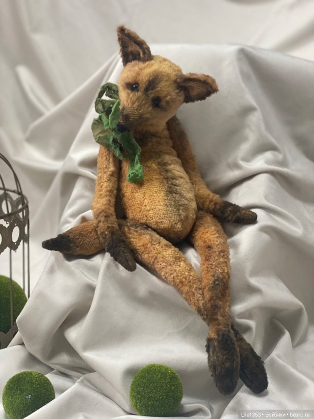 Тедди лис Флинт — Авторские игрушки (фото 4)
