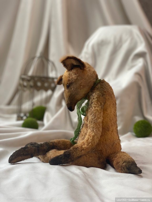 Тедди лис Флинт — Авторские игрушки (фото 3)