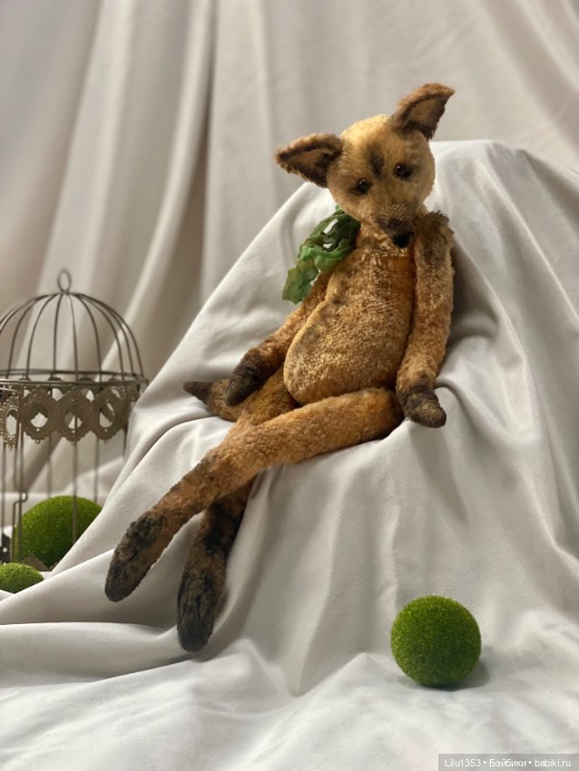 Тедди лис Флинт — Авторские игрушки