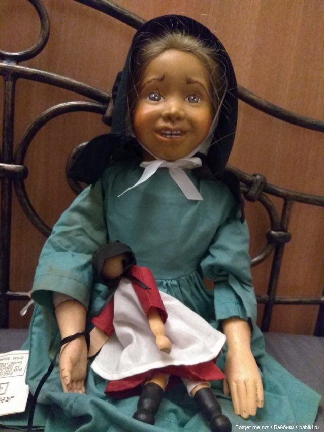 Резная деревянная кукла Амиш Brunswood (фото 5)