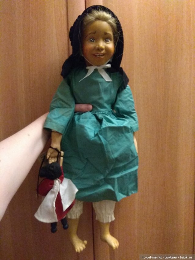 Резная деревянная кукла Амиш Brunswood