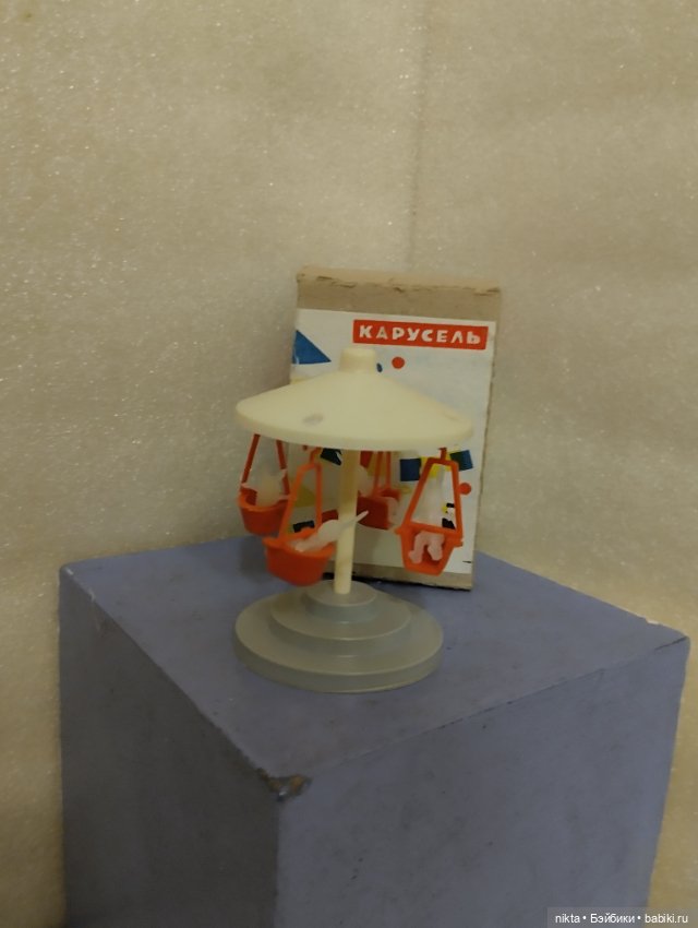 Игрушка СССР * Карусель с зайчиками * НОВАЯ (фото 5)