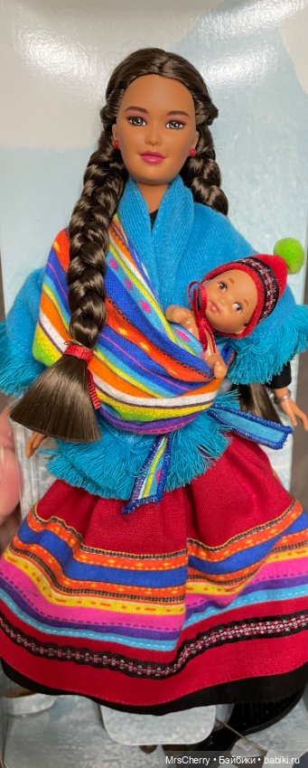 Барби Перуанка с малышом / Peruvian Barbie (фото 3)