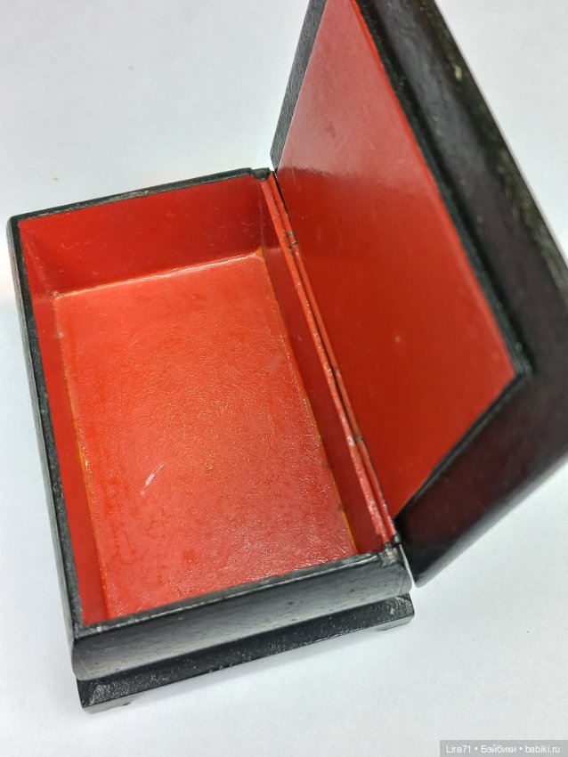 Мини шкатулочка деревянная лаковая (фото 3)