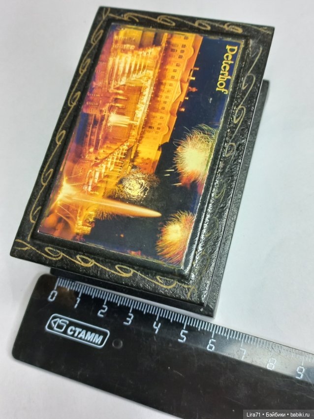 Мини шкатулочка деревянная лаковая (фото 4)