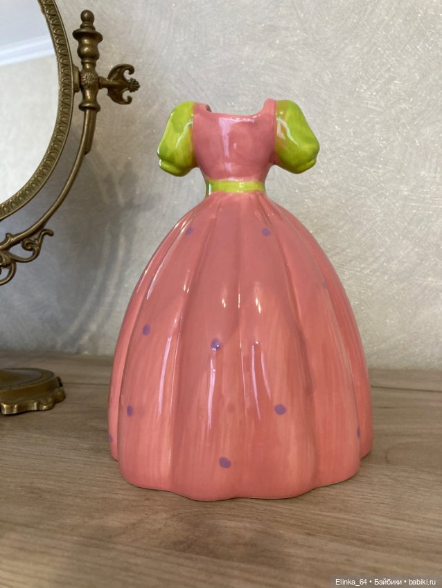 Фарфоровое вазочка платье (фото 5)