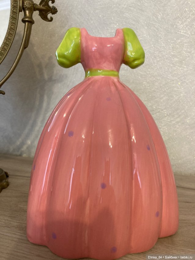 Фарфоровое вазочка платье (фото 3)