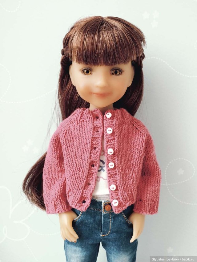 Одежда для кукол Ruby Red Руби Ред 37 см, кофточка коралловая (фото 5)